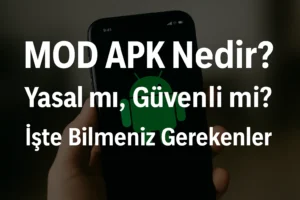 MOD APK Nedir Yasal mı Güvenli mi İşte Bilmeniz Gerekenler