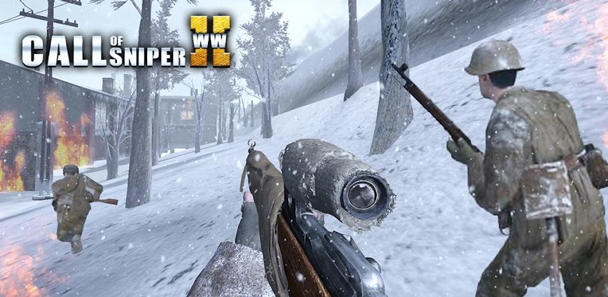 Savaş Oyunları: Nişancı WW2 Apk İndir background